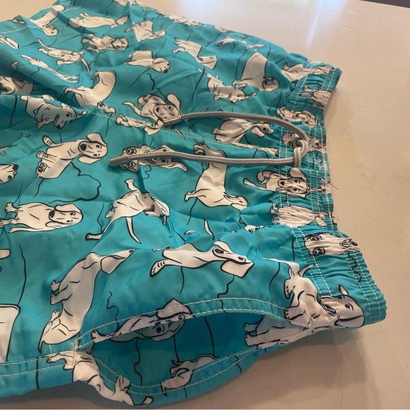MC2 Saint Barth Mens Gustavia Happy Dog Swim Shorts - Picture 3 of 6
